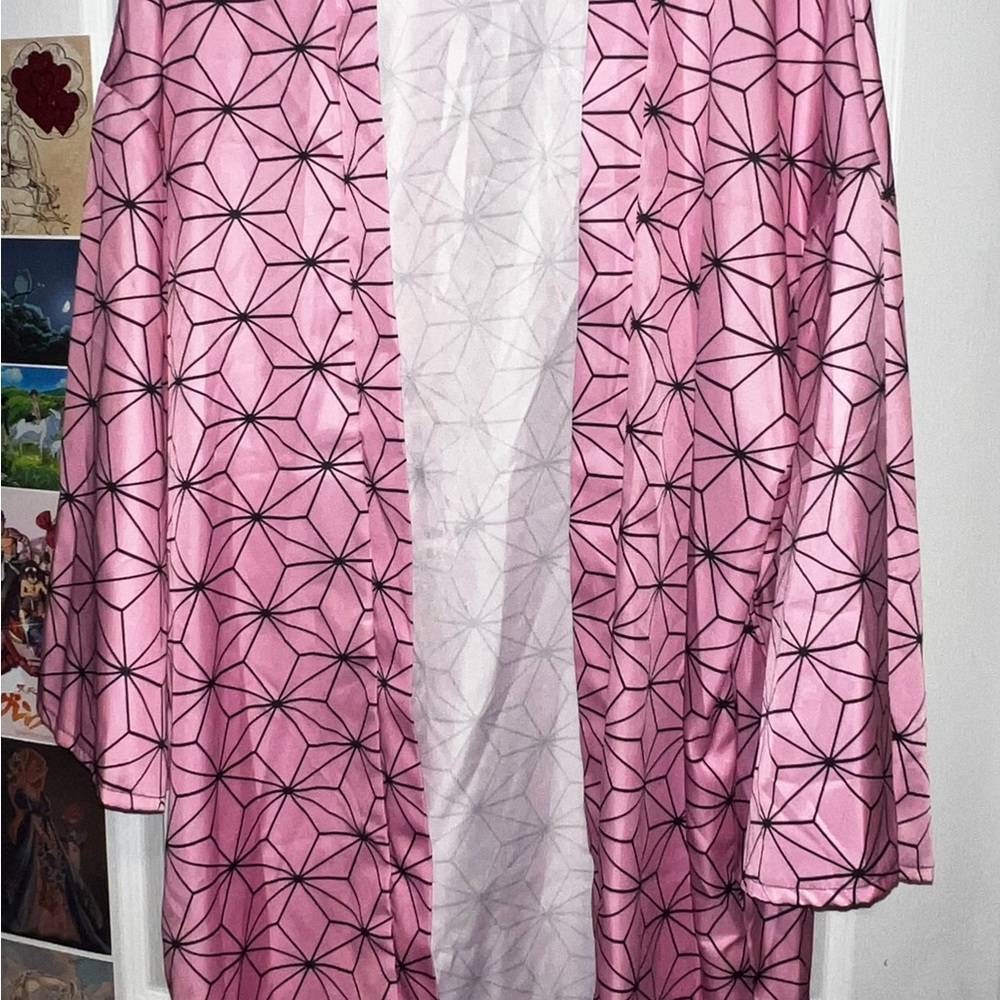 Pink Nezuko Demon Slayer Kimono